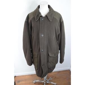 Le Collezioni Structure Jacket Mens Large Wool Cashmere Blend Quilted Lined